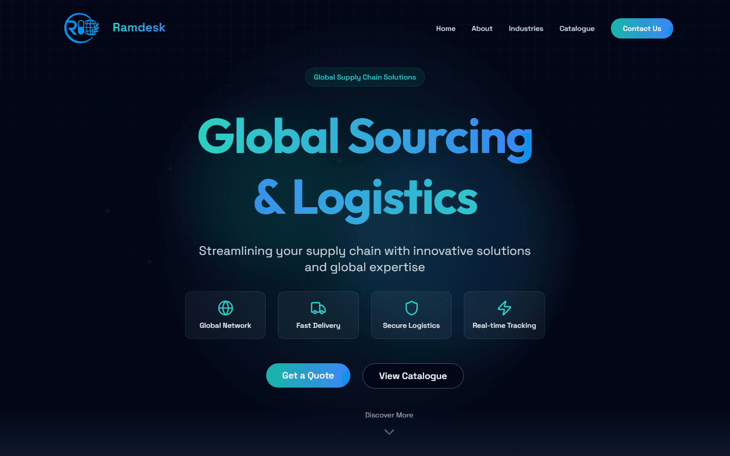 Ramdesk v2 website preview